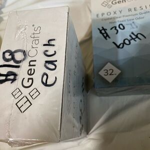 GenCraft epoxy resin (2 boxes part A&B)